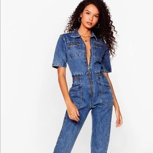 NASTY GAL - Denim Boilersuit